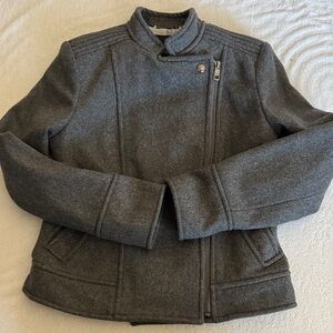 Banana Republic Charcoal Moto Jacket